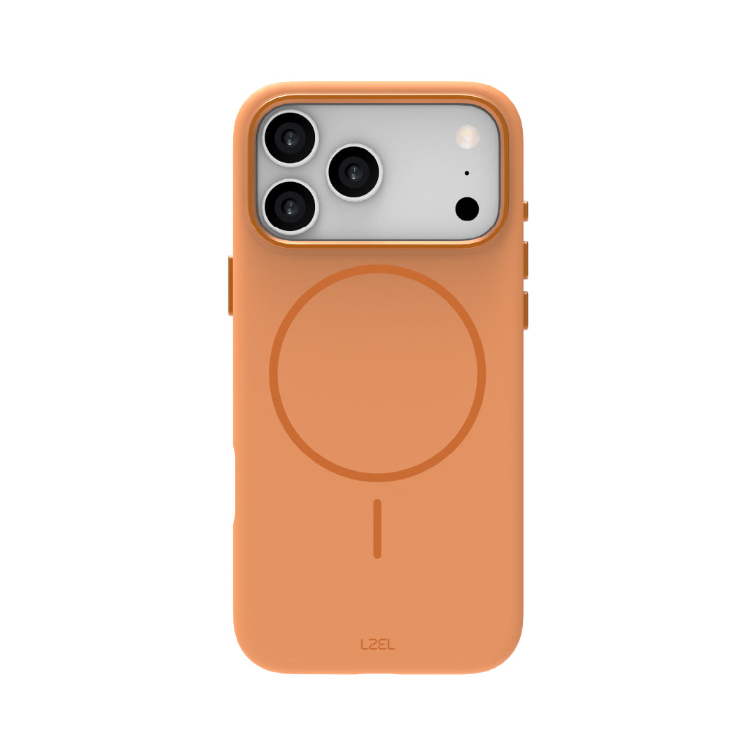 LZEL Magnexin Silicone Case for iPhone 17 Pro Max | Papaya Orange LZEL Magnexin Silicone Case for iPhone 17 Pro Max | Papaya Orange